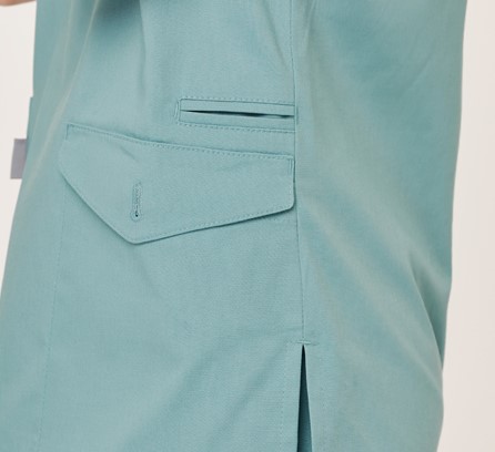 Good.U ST-509 女款醫療制服袋蓋口袋